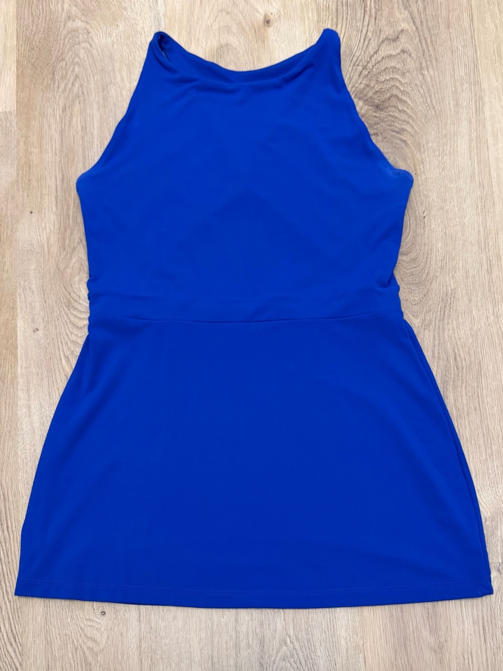 Susana Monaco Cobalt Blue Halter Mini Dress